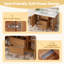 Meuble-lavabo simple 47,2 po avec lavabo en résine et armoire de rangement