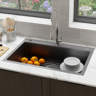 Balconera 28 x 18 x 10 Inch Drop In Kitchen Sink with Sink Protector ...