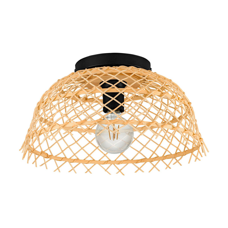 Nescatunga Rattan Flush Mount