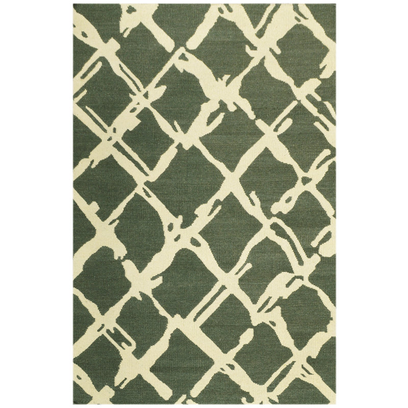 Abstract Hand Woven Area Rug, Rectangle 140 x 200cm