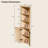 Oak Freestanding Corner Cabinet Bookcase Display Cabinet