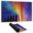 Aurora borealis in the forest - 14.00"x24.25" Desk mat