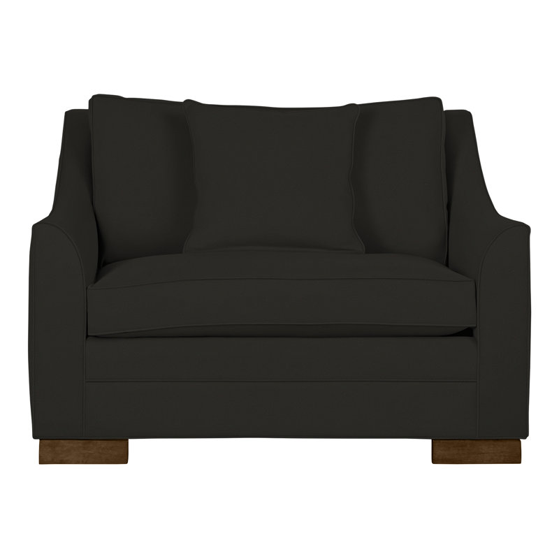 Chaise et demi 50,5 po Nicholas, Perigold montage onyx, La Havane