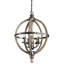 Lustre en forme de globe 5 lumières Desborough