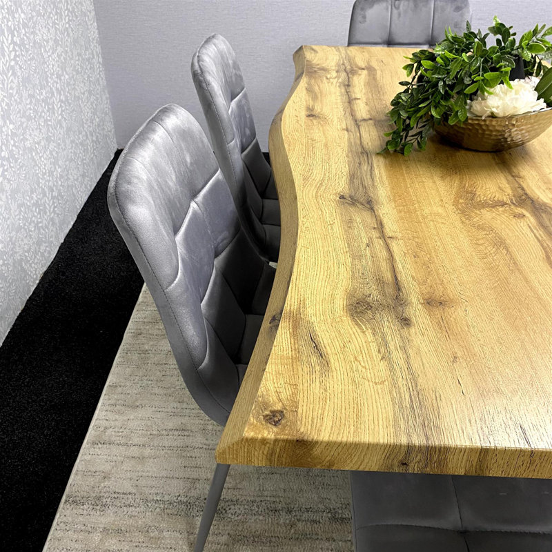Dining Set with Bench and 4 Chairs
