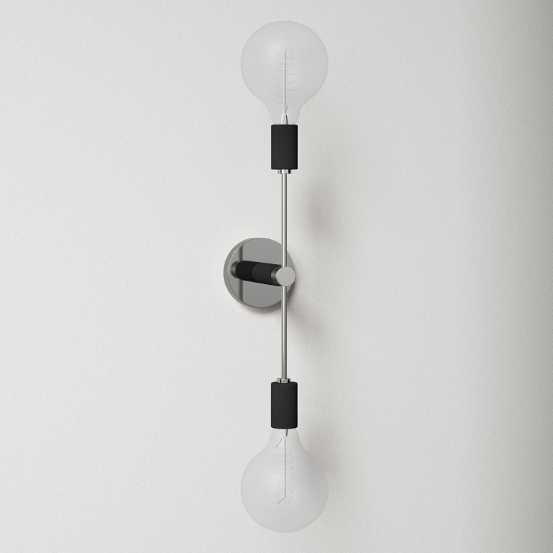 Christopher Armed Sconce, Polished Nickel