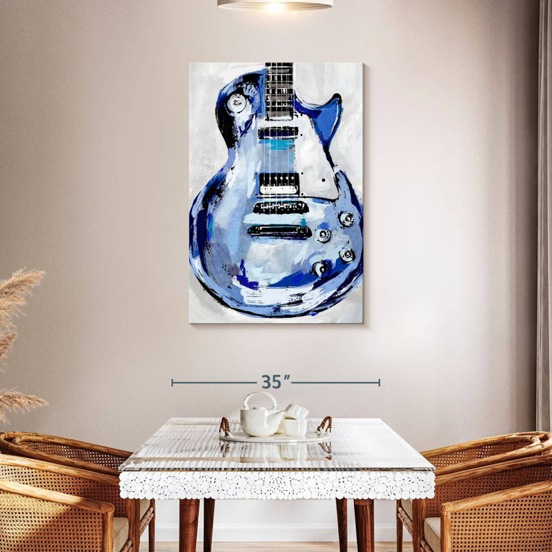 Abarca Electric Blues I, 45" H x 30" W
