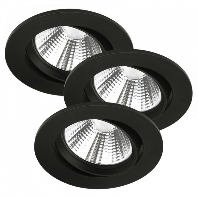 Fremont 2.8" LED Recessed Lighting Kit, Black
