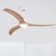 Cesar Ceiling Fan with LED Light, Remote Control & Reversible Motor