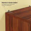 Armoire de rangement polyvalente avec tablettes réglables et caractéristiques de sécurité