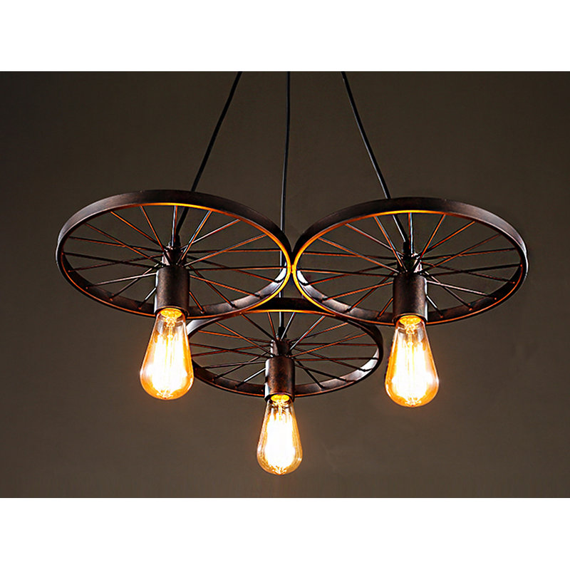 Lustre géométrique unique à 3 lumières Manolis