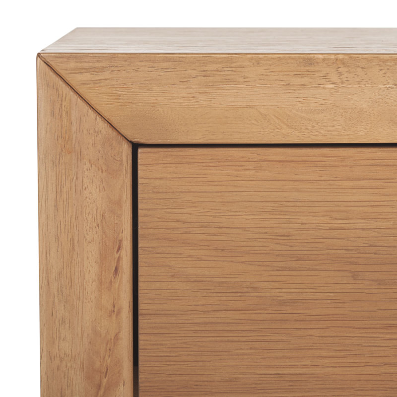 Darnell Wood 1 Drawer Nightstand, Natural