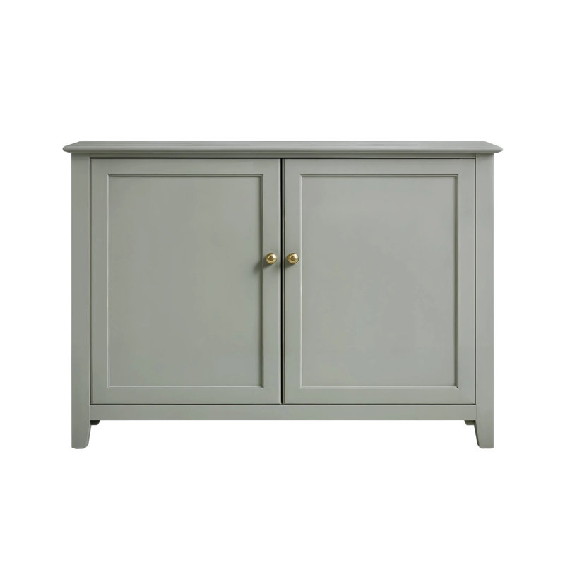 Ajalae 35" Tall 2 Door Accent Cabinet, Weathered Green
