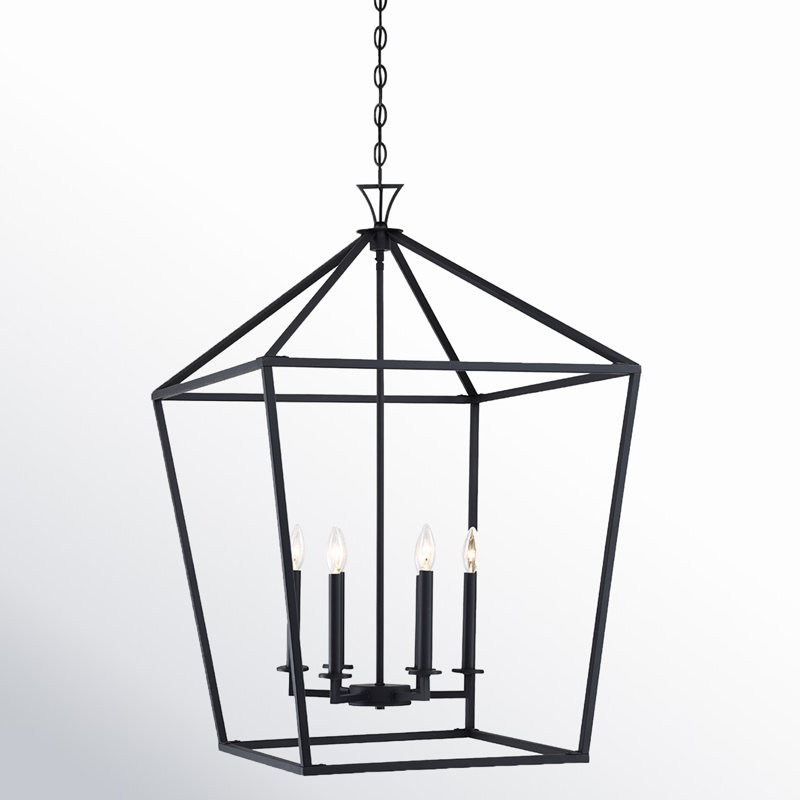 Hastings 6-Light Chandelier, Noir mat