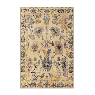 Tapis décoratif multicolore à motif abstrait