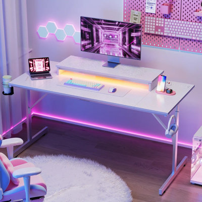 Bueche Stainless Steel Computer Desk
