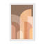 «Abstract Retro Geometric II» par Kathrin Pienaar - Œuvre d'art encadrée sur papier-81386828-131292292-131292294