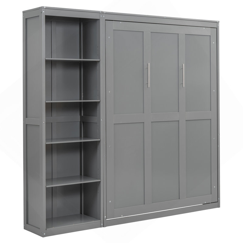 Murphy Bed Wall Bed with Shelves