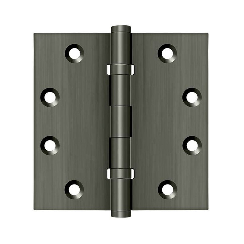 102'' x 102'' Butt Bearing Hinge, Antique Nickel