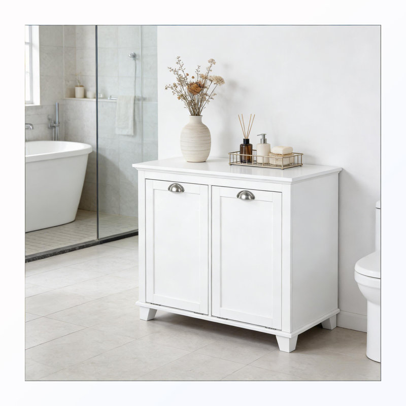 Tilt out Laundry Hamper Cabinet