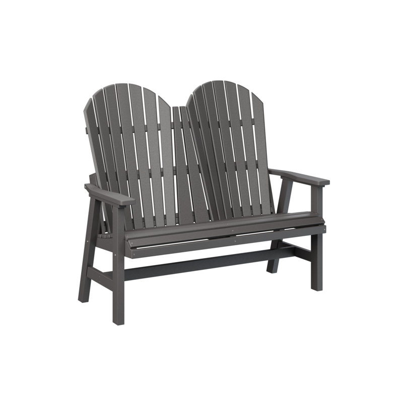 Comfo Back Outdoor Glider, Smoke Gray