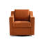 Chaise d'appoint pivotante rembourrée avec dossier et coussins de siège Bronnen-119558472
