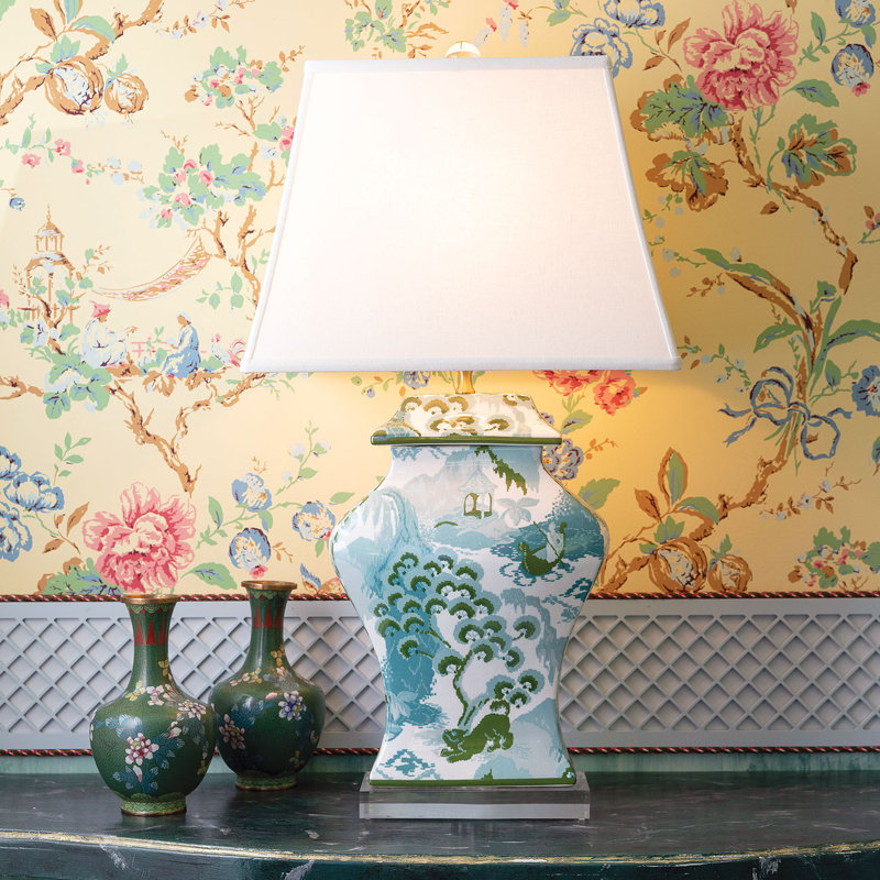 Canton Table Lamp, Celadon