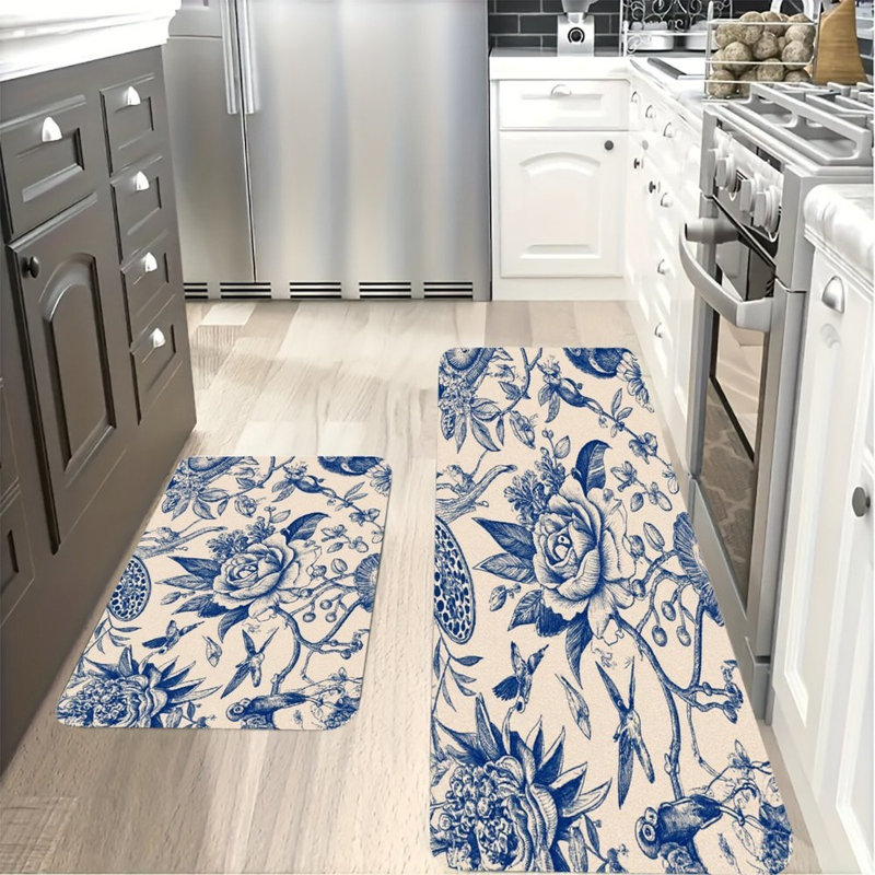 Tapis de cuisine antidérapants 2 pièces