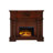 59 Inch Classical Electric Fireplace, Carved, Remote-1321317274