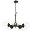 Lustre à 5 lumières à abat-jour Reegan-364627515