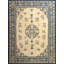 Antique Peking Chinese Floral, Medallion Ivory 1920s Rug