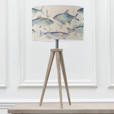 Aratus Wood Tripod Lamp