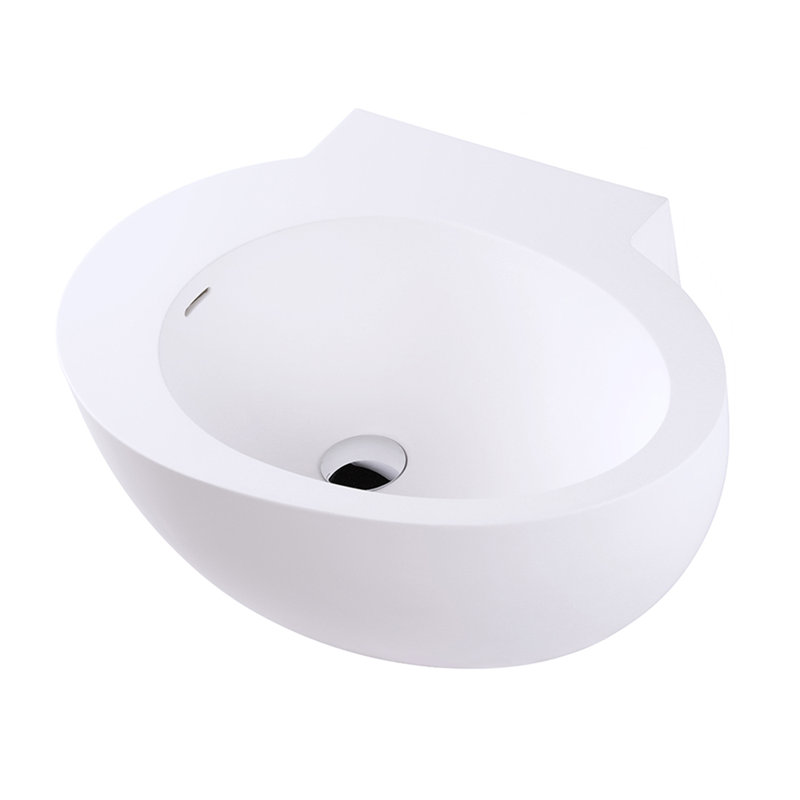Suave 23.88'' L Bathroom Sink, None, Matte White