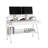 Edeltraud Writing Desk with Drawers, White Desk-175753550