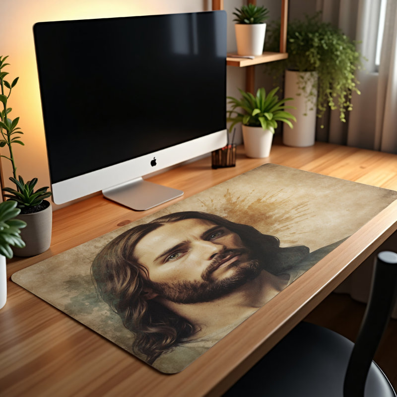Polyester Desk Pad, 23.6x13.8