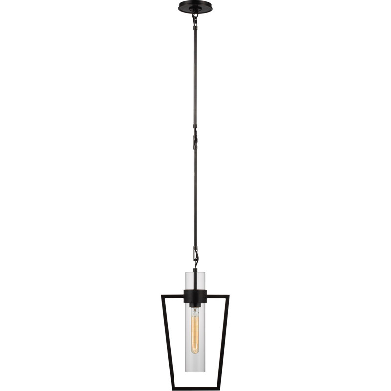 Ian K. Fowler Presidio Petite Caged Pendant, Bronze, Clear