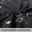 3 Pieces Comforter Cover Set, Microfiber Constellation Printed Cover Set with Zipper Closure and Corner Ties - NTBAY-1458020711