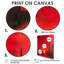 Red Black Power Lines To The Darkness II - Power Lines, reproduction d'art murale-1081516396-1081516402