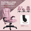 Fauteuil de bureau à massage à haut dossier avec 6 points de vibration-122061103-122061076