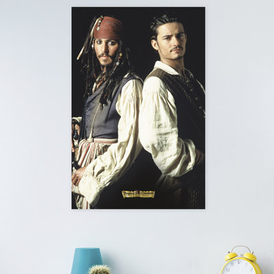 « pirates de the caraïbes-duo », impression sur papier