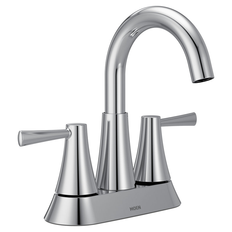 Robinet de lavabo central à deux poignées 4 po Ronan