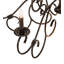 Lustre empire 9 lumières de style bougie Aemelia