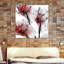 Crimson Luster Cyclamen 1 Piece Wrapped Canvas Wall Art-1697207253