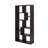 10-Shelf Bookcase In Cappuccino Finish-1609352248-1609352249