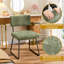 Chaise d'appoint rembourrée en velours Nikitia-515227048