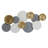 Gold Modern Abstract Wall Decor on Metal