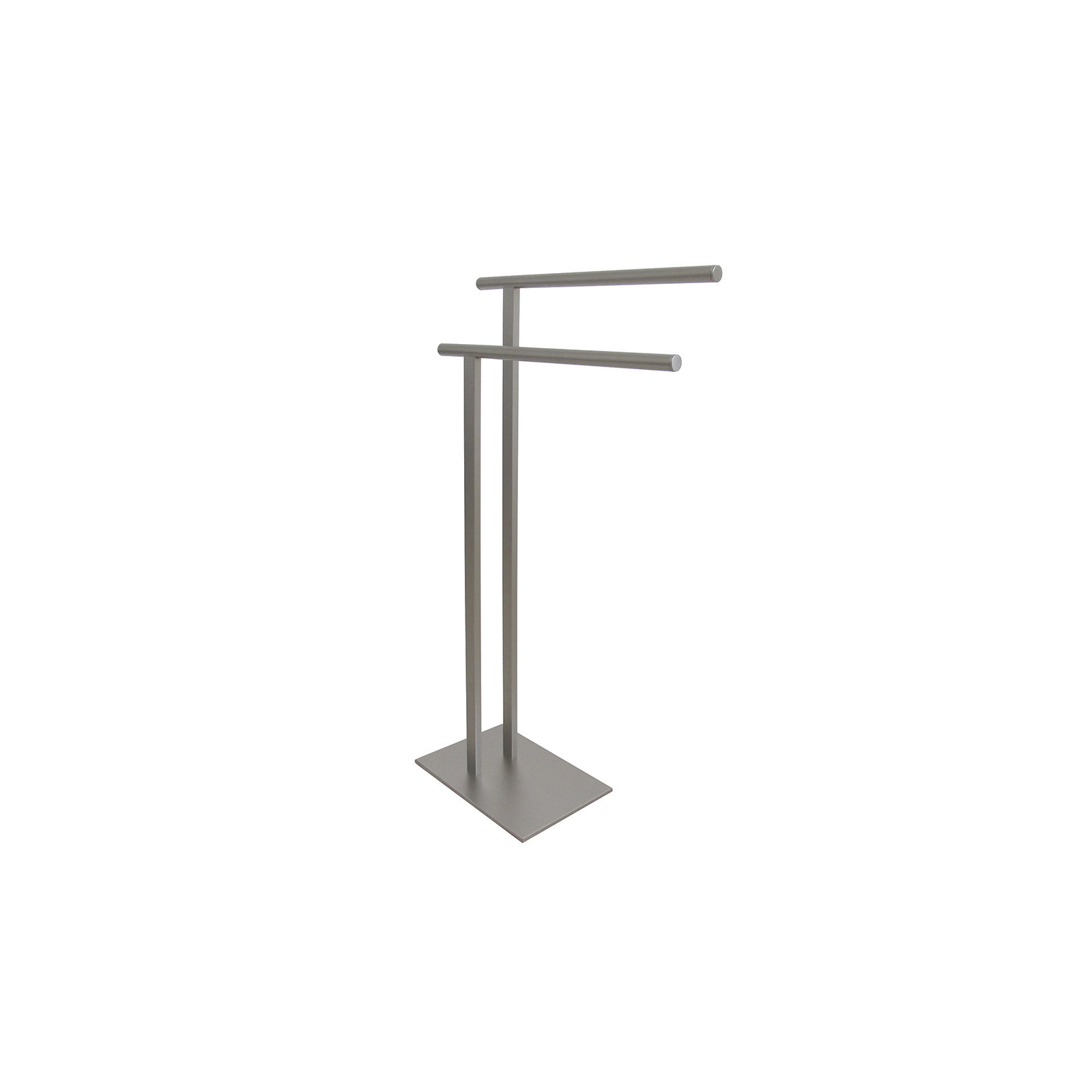Kingston Brass Edenscape Freestanding Dual Towel Rack, Brushed Nickel