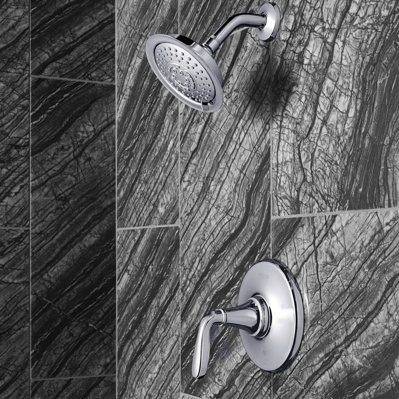 Northcott Dual Function Shower Faucet with Trim, Polished Chrome
