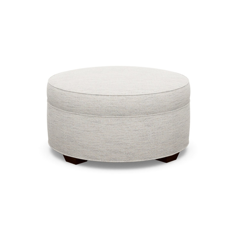 Round Ottoman, Walnut, 3906-73