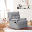 Fauteuil pivotant rembourré 30 po en velours multifonctionnel-903981672